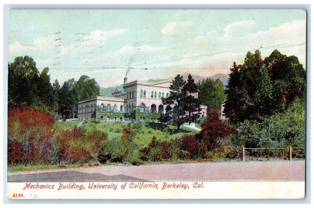 1909 View Of Mechanics Building University Of California Berkeley CA Postcard