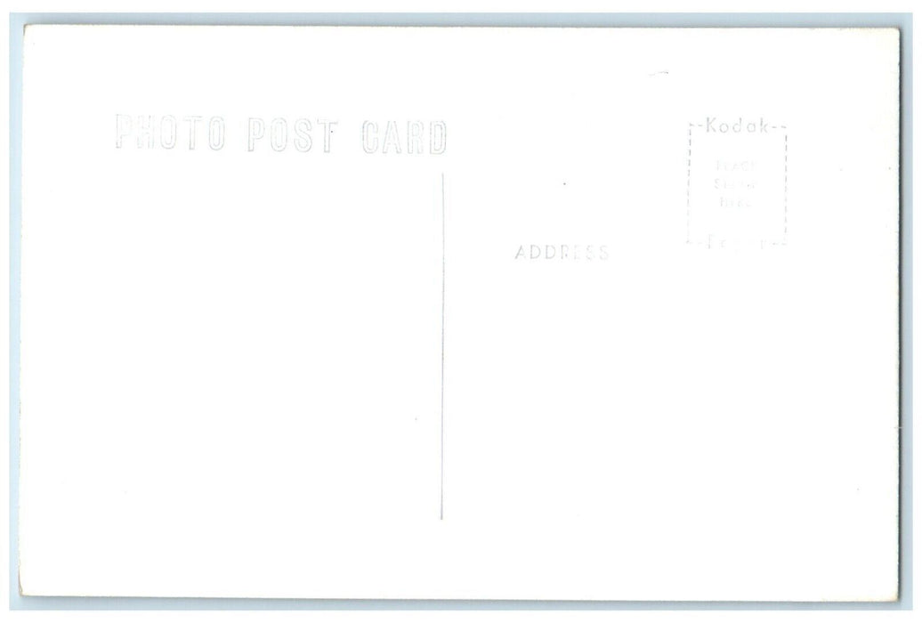 c1950's Free Methodist Church Petersburg Indiana IN Vintage RPPC Photo Postcard