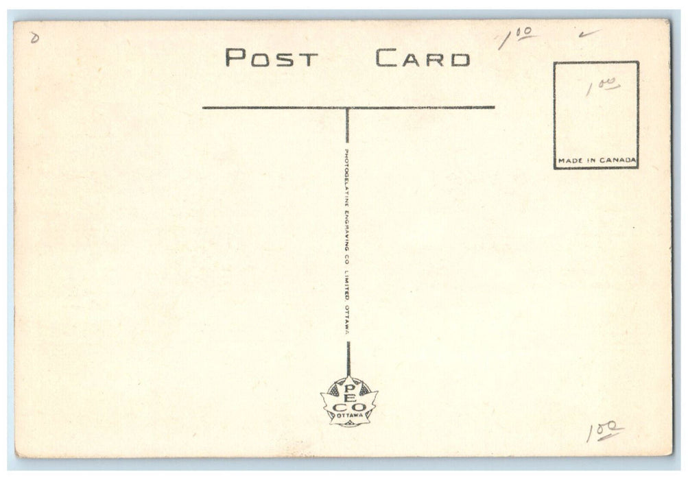 c1950's Residential Street St. Thomas Ontario Canada Vintage Unposted Postcard