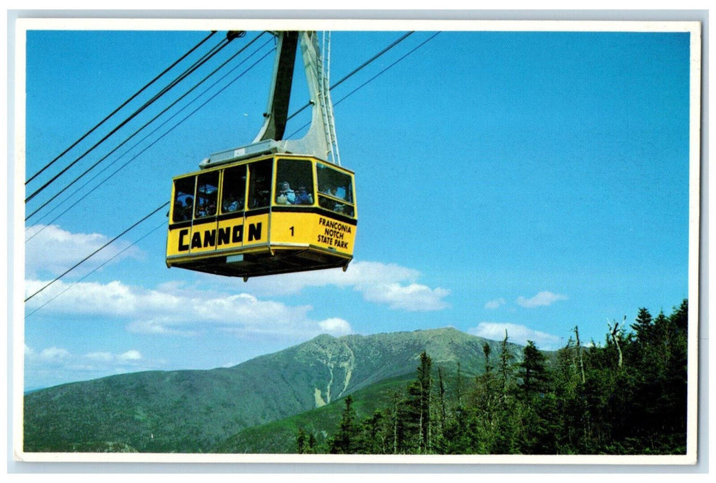 c1950's New Hampshire Aerial Tramway Franconia Notch New Hampshire NH Postcard