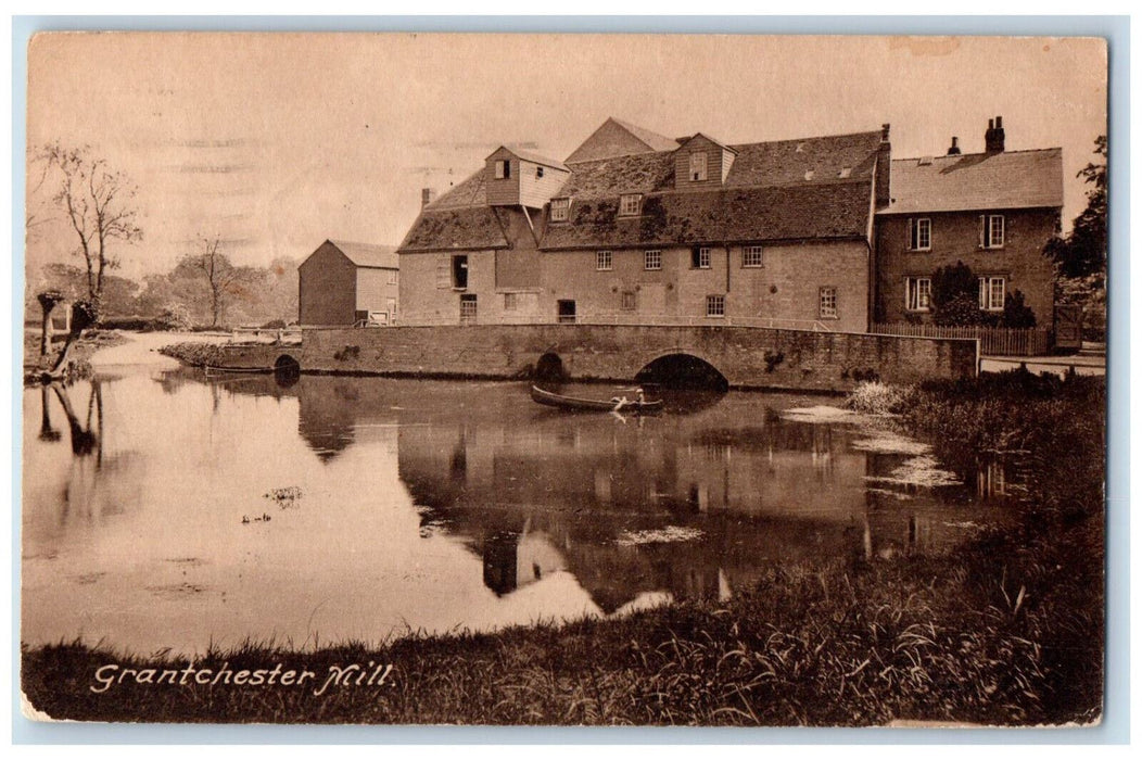 1927 Grantchester Mill Cambridgeshire England Vintage Posted Postcard