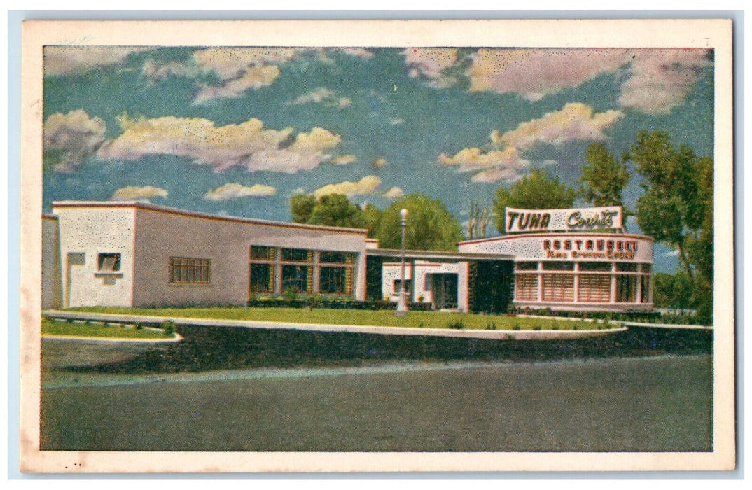 c1950's Tuna Courts Front View San Luis Potosi Mexico Vintage Postcard