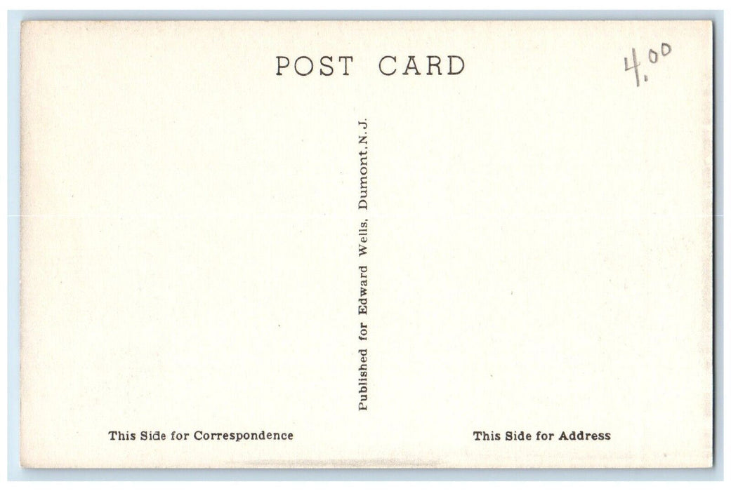 c1940's Needham Townhall Building Street Cars View Massachusetts MA Postcard