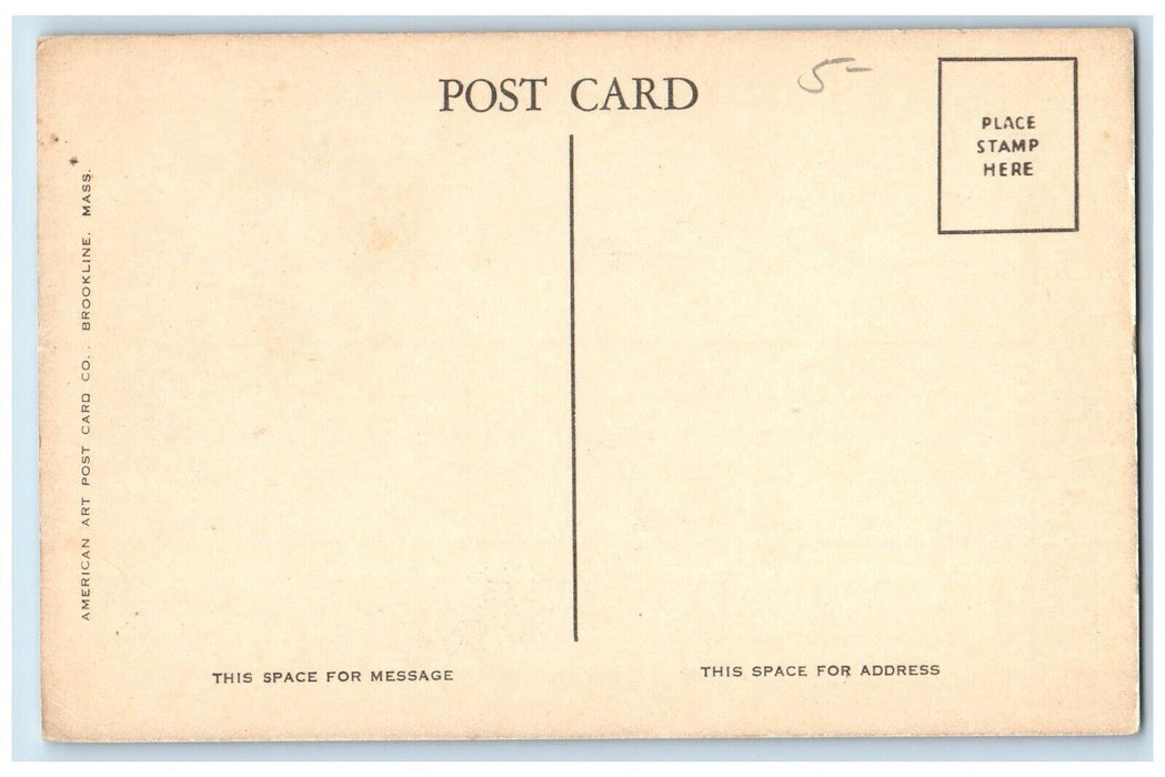 First Baptist Church Watertown Massachusetts MA Unposted Antique Postcard