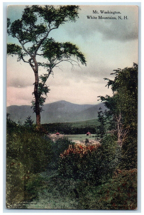 c1940 Mount Washington White Mountains New Hampshire NH Vintage Antique Postcard