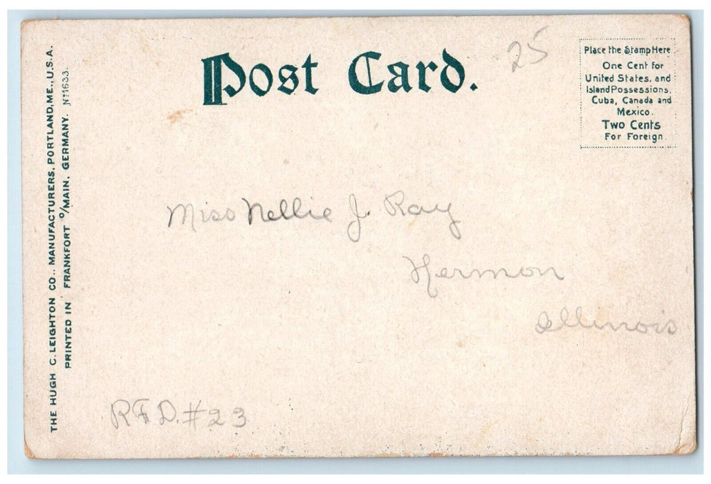 c1905 Scenic View On the Saco Intervale New Hampshire Antique Vintage Postcard