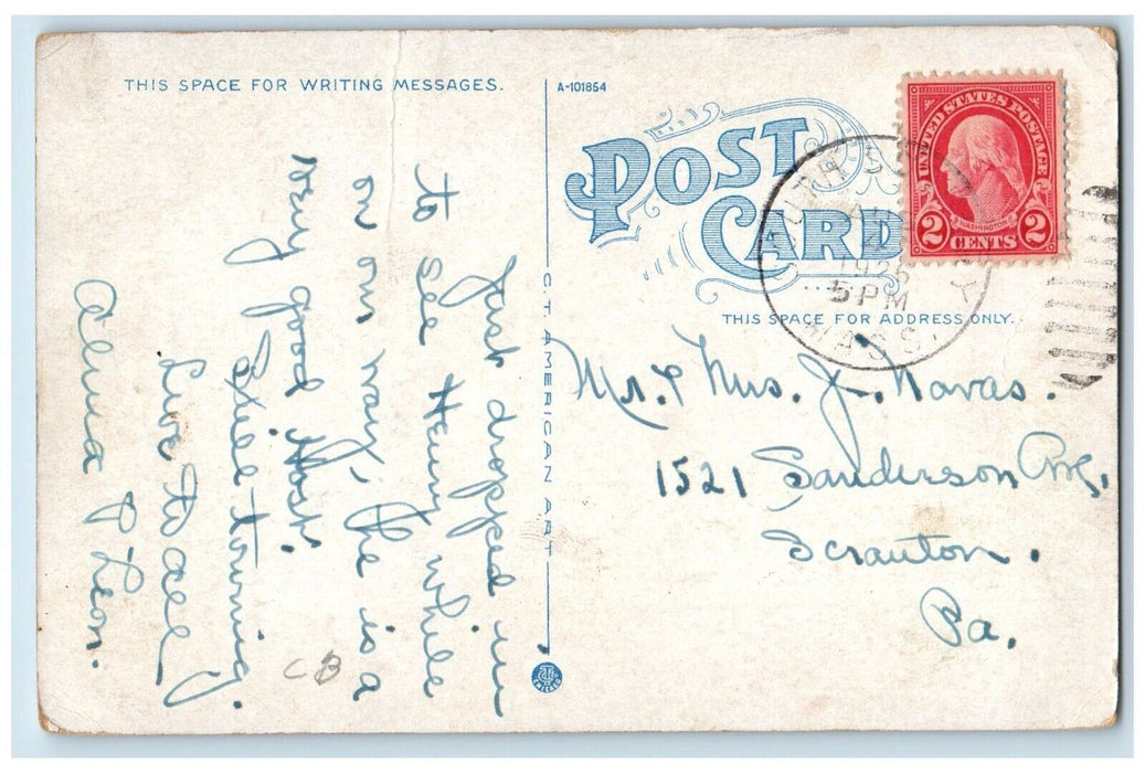 1925 Gate Lodge At Wayside Inn Hotel Sudbury MA, Property Of Heny Ford Postcard