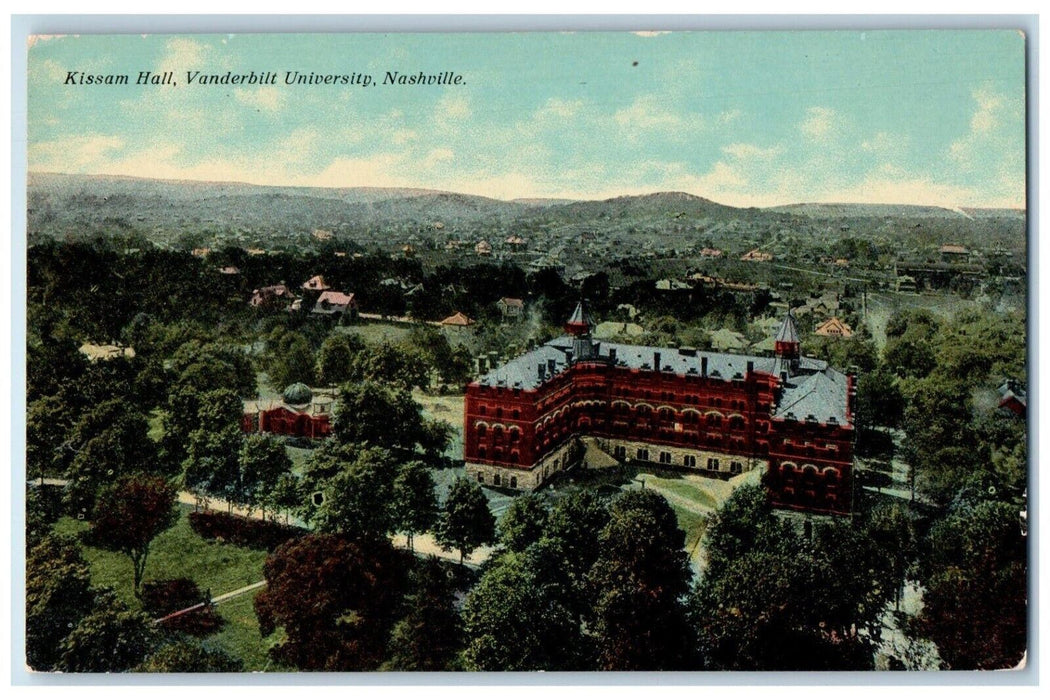 c1910 Aerial View Kissam Hall Vanderbilt University Nashville Tennessee Postcard