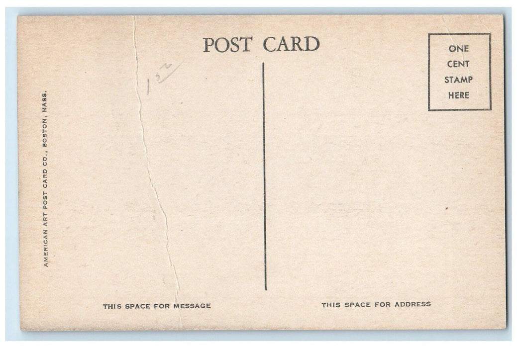 Wayside Inn Sudbury Massachusetts MA, Dwelt Immortal Poet Longfellow Postcard