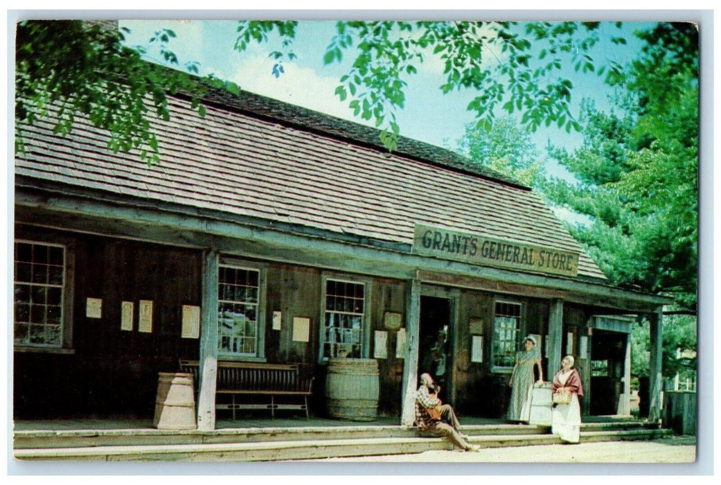 Miner Grant's General Store Old Sturbridge Village Massachusetts MA Postcard