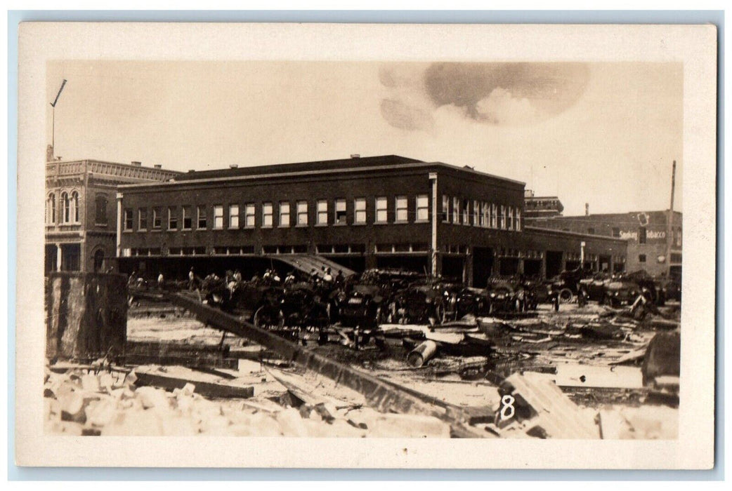c1910's Building Explosion Maryland MD RPPC Photo Posted Antique Postcard