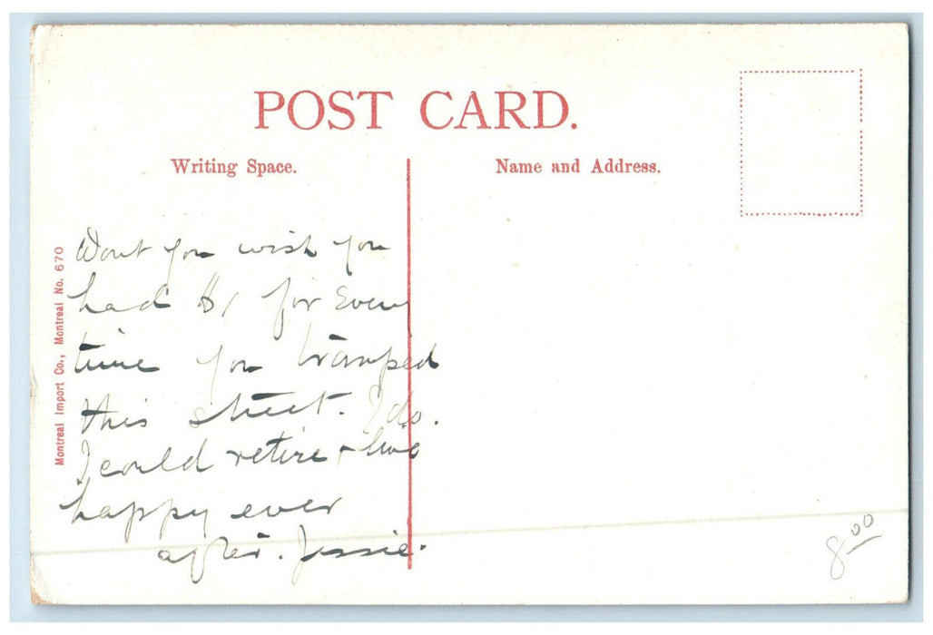 c1910 Wholesale Grocers York Street Saturday Morning Ottawa Canada Postcard