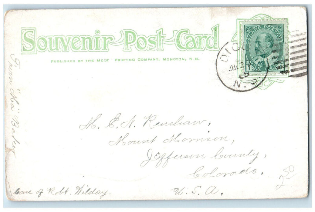 1909 Powder Magazine Annapolis Royal Nova Scotia Canada Antique Postcard