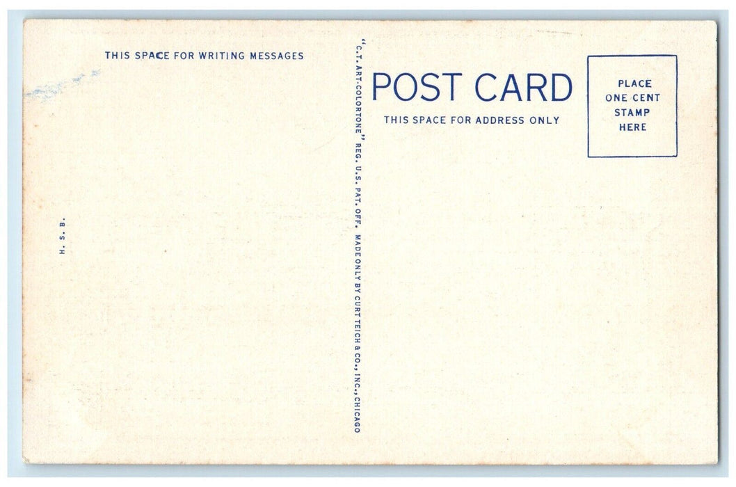 c1940 Part Soldiers Barracks 7th Calvary Area El Paso Texas TX Vintage Postcard