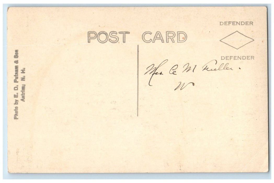 c1920's Birds Eye View Of Winchendon Massachusetts MA RPPC Photo Posted Postcard