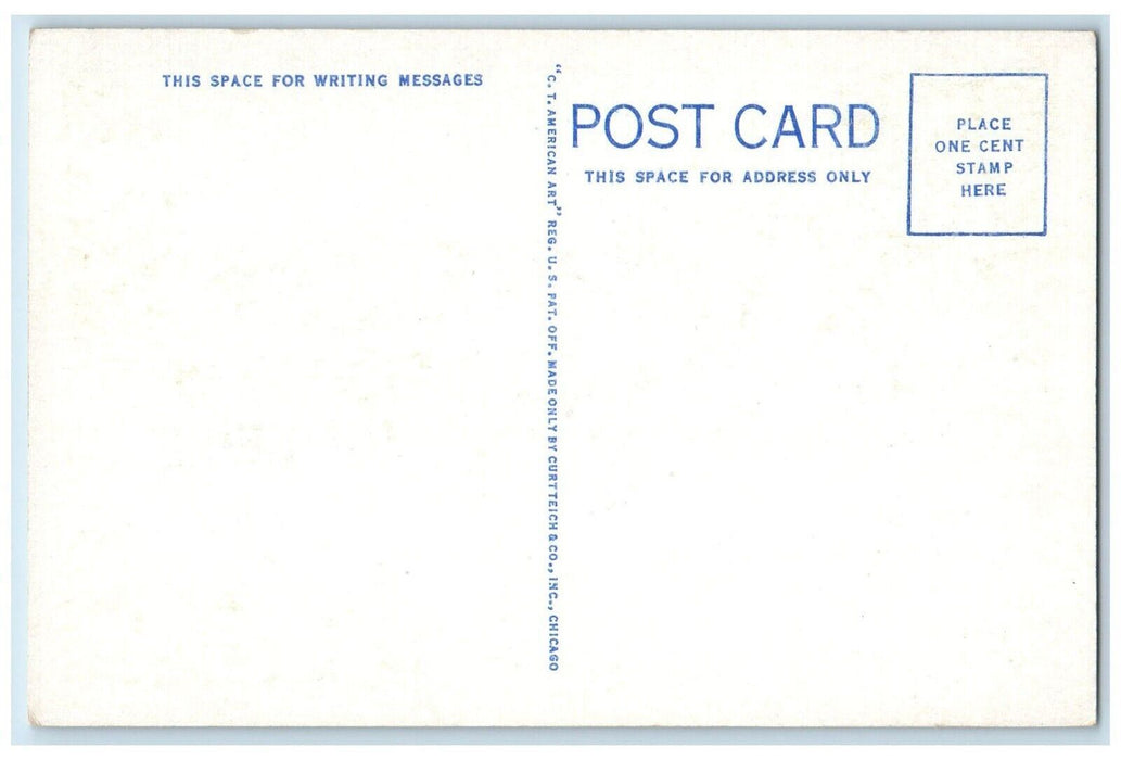 c1940 Scenic River Beauty Spot Interlaken Park Fairmont Minnesota MN Postcard