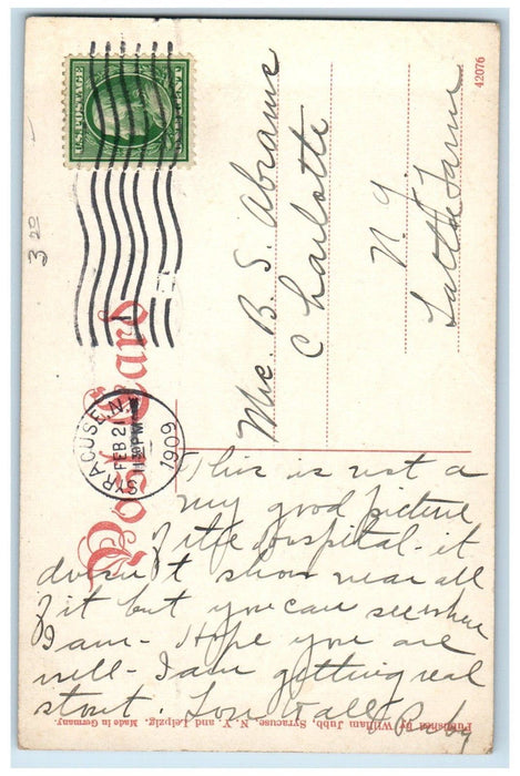 1909 Hospital Of The Good Shepherd Syracuse New York NY Posted Antique Postcard