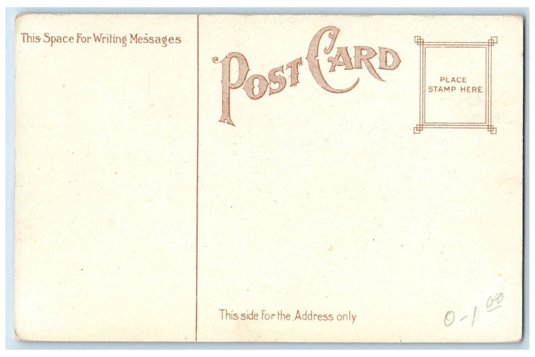 c1910's Auditorium Building Exterior horse Carriage Atlanta Georgia GA Postcard