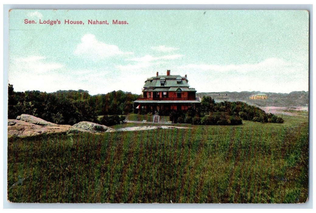 c1910's Senator Lodge's House Nahant Massachusetts MA Unposted Antique Postcard