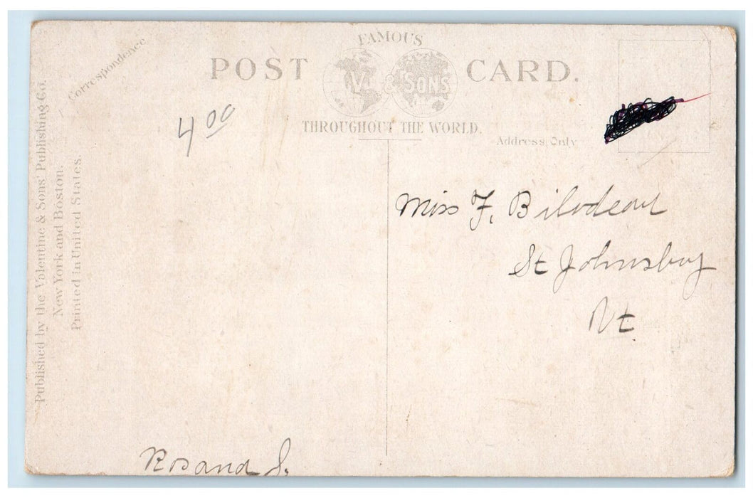 c1910's  Chimney Amoskeag Mills Manchester New Hampshire NH Unposted Postcard