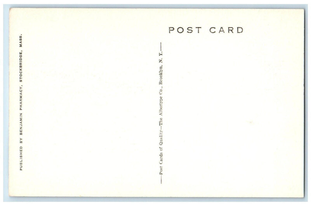 View Of Purinton House Stockbridge Massachusetts MA Unposted Vintage Postcard