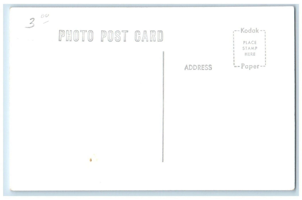 c1950's Grain Elevator Railroad Bureau County Yorktown IL RPPC Photo Postcard
