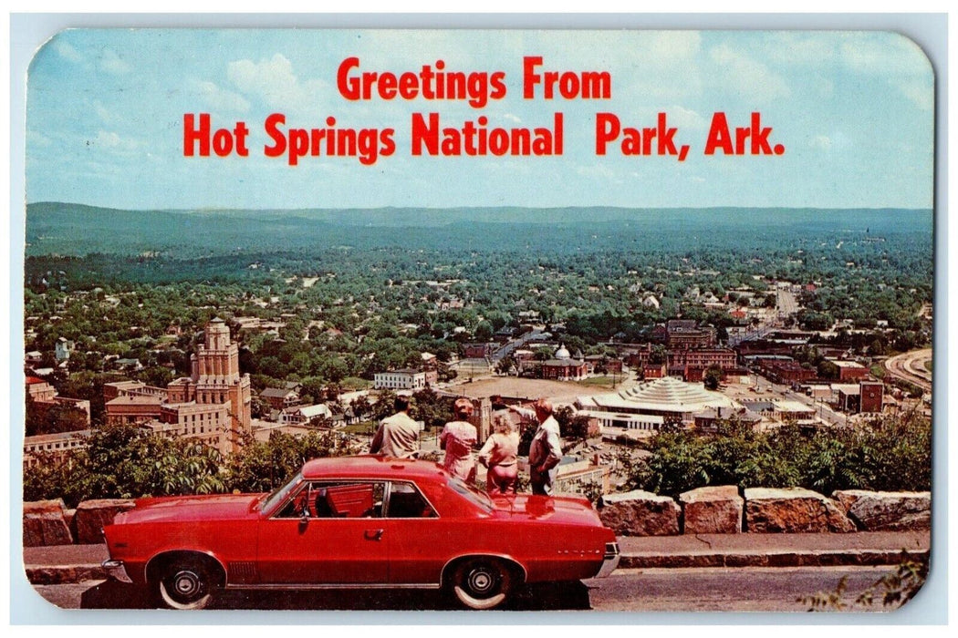 1971 Greetings From Hot Springs National Park Arkansas Vintage Antique Postcard