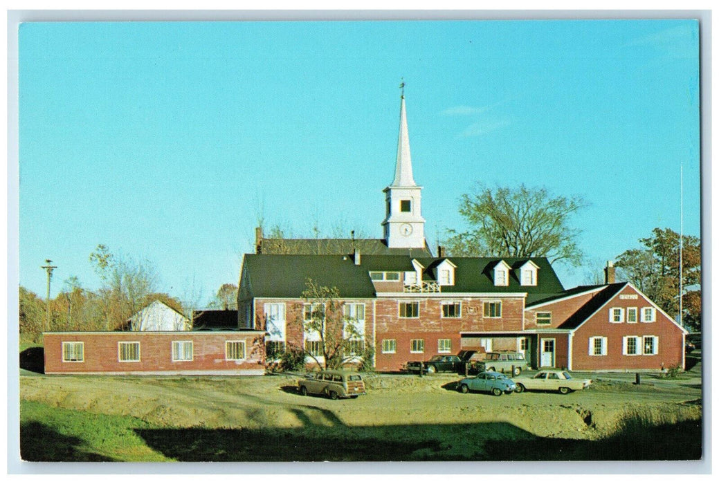 c1960's Entrance View Yankee Office Dublin New Hampshire NH Vintage Postcard