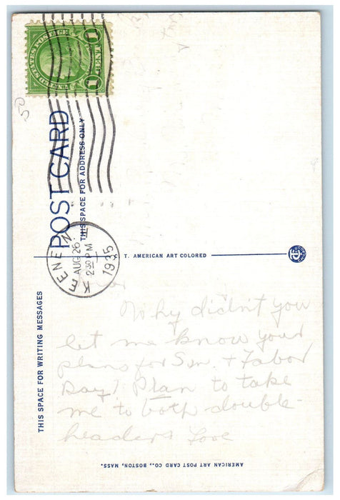 1935 Mount Monadnock and Dublin Lake Dublin New Hampshire NH Postcard