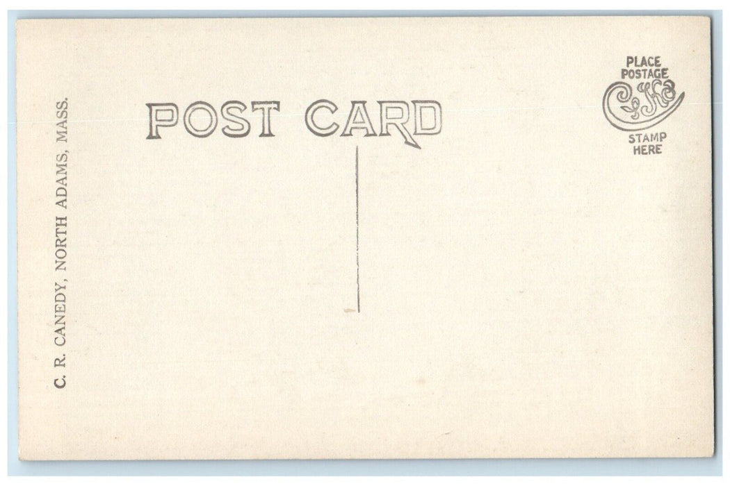 c1910's Through The Forest Dirt Road Mohawk Trail MA Antique RPPC Photo Postcard