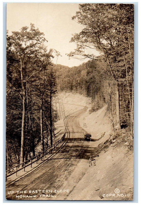 c1910's Up The Eastern Slope Mohawk Trail Massachusetts MA RPPC Photo Postcard