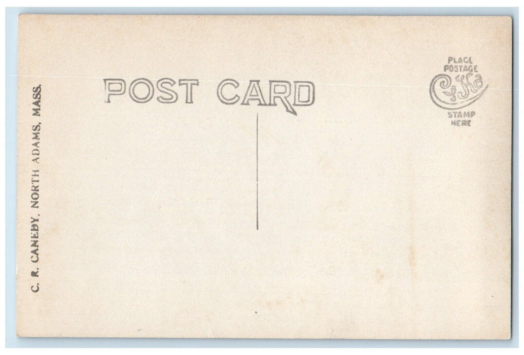 c1910's Passing Along Cold River Mohawk Trail MA Antique RPPC Photo Postcard