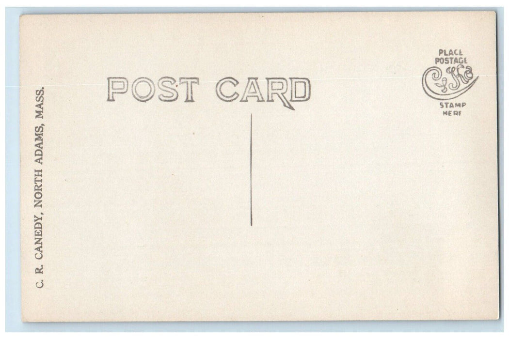 c1910's Curve Of Beauty Dirt Road Mohawk Trail MA Antique RPPC Photo Postcard