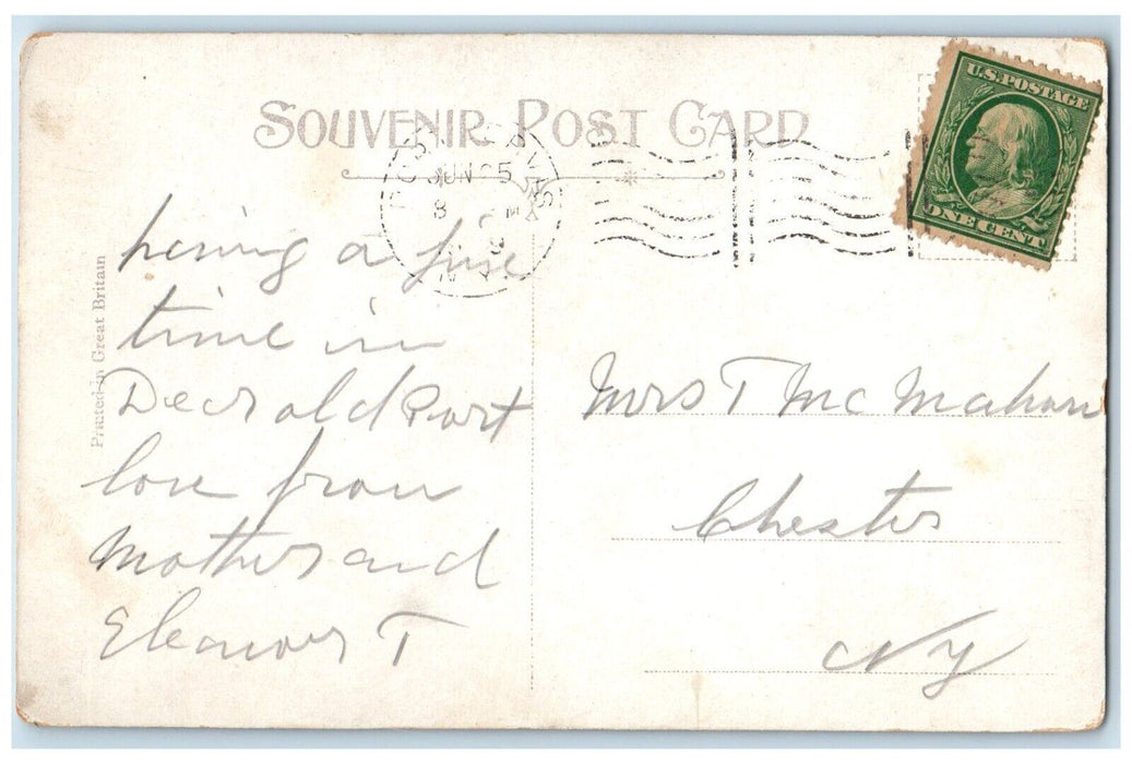 1909 St. Mary's Church Chapel Exterior Building Poughkeepsie New York Postcard