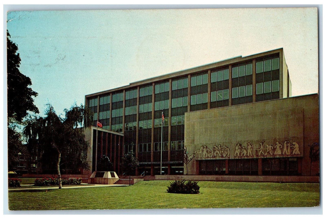 1969 Wentworth County Court House Hamilton Ontario Canada Posted Postcard