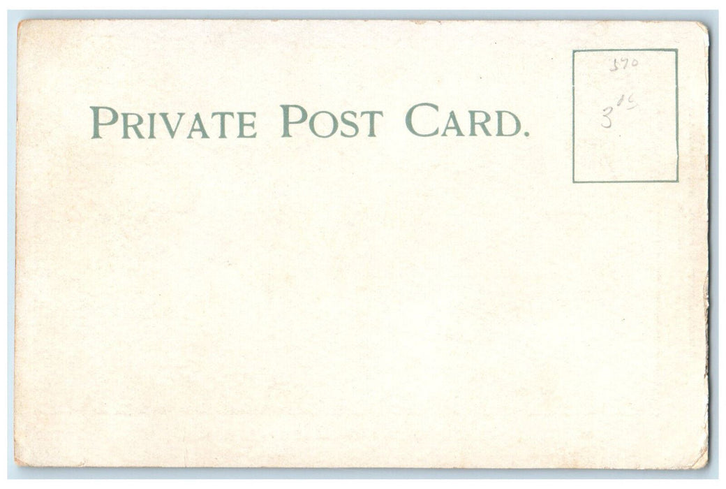c1905 Old Well and Willows at Grand Pre Nova Scotia Canada Antique Postcard
