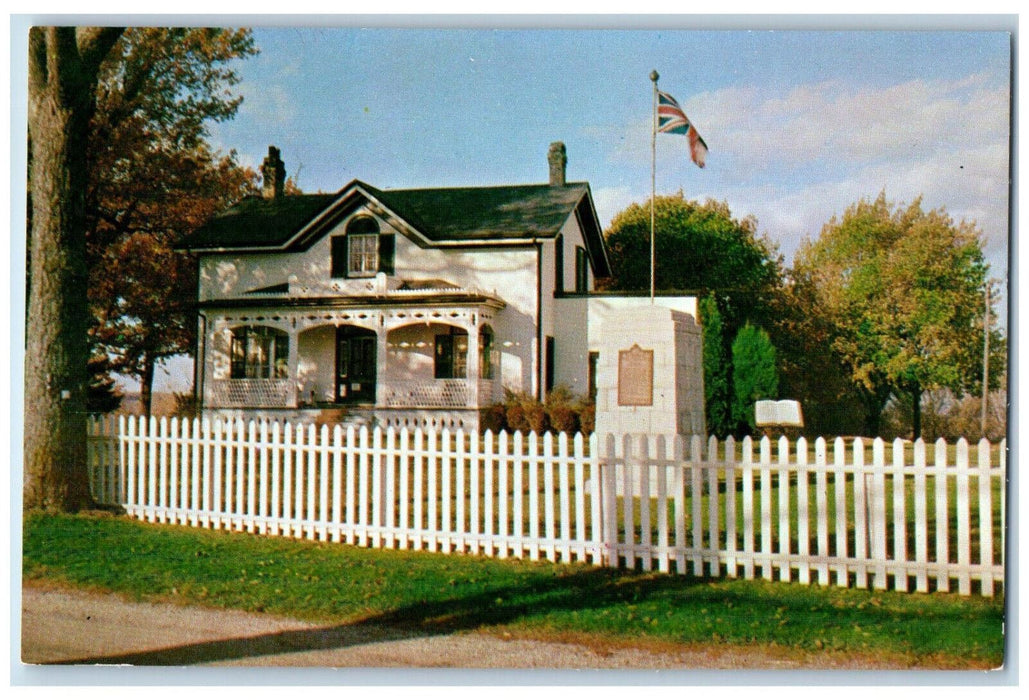 c1960's The Bell Homestead Tutela Heights Road Brantford Canada Postcard