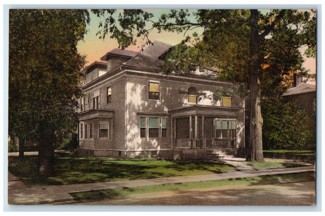 c1940 Bucknell University School Music Exterior Lewisburg Pennsylvania Postcard