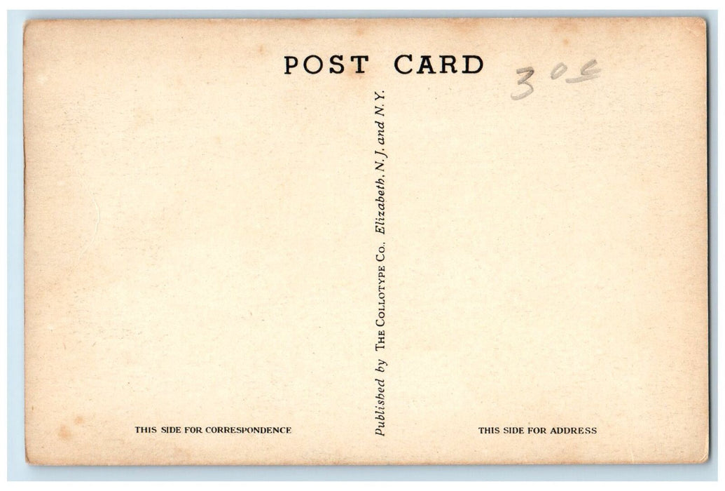 c1950's Aerial View Business Center New Departure MFG. Co. Bristol CT Postcard