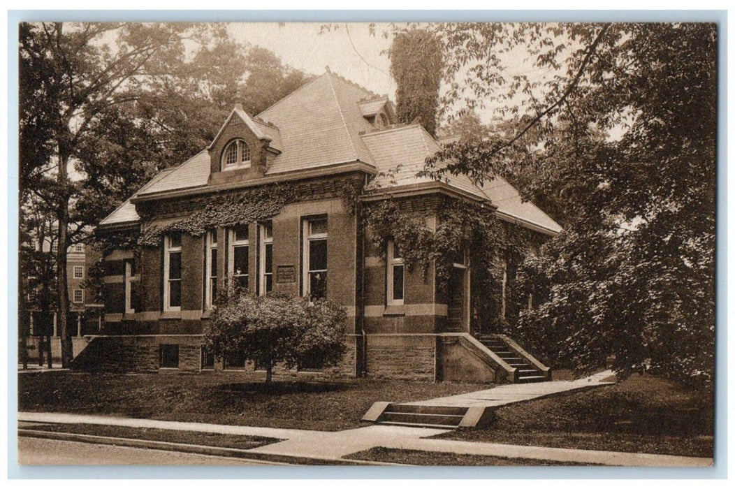 c1940 Bucknell Hall Bucknell University Exterior Lewisburg Pennsylvania Postcard