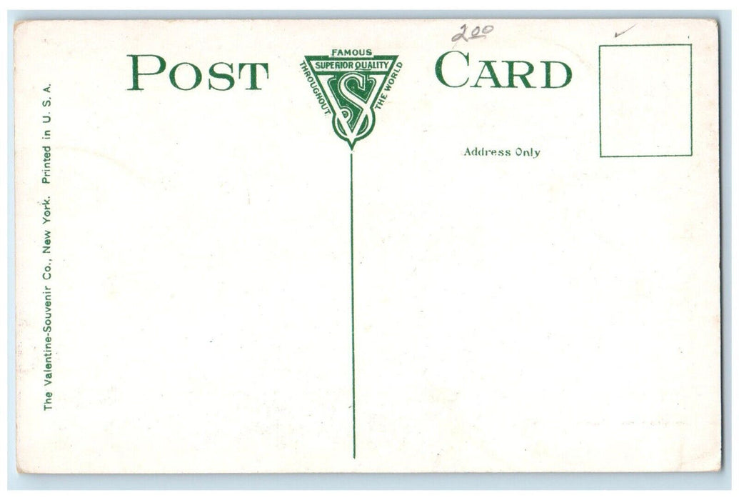c1940 Elks Club State Street Exterior Building Lodge Albany New York NY Postcard