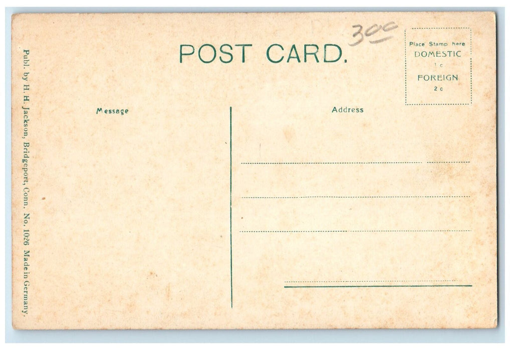 c1950 Park City Yacht Club Yellow Mill Bridge Boat Anchor Bridgeport CT Postcard