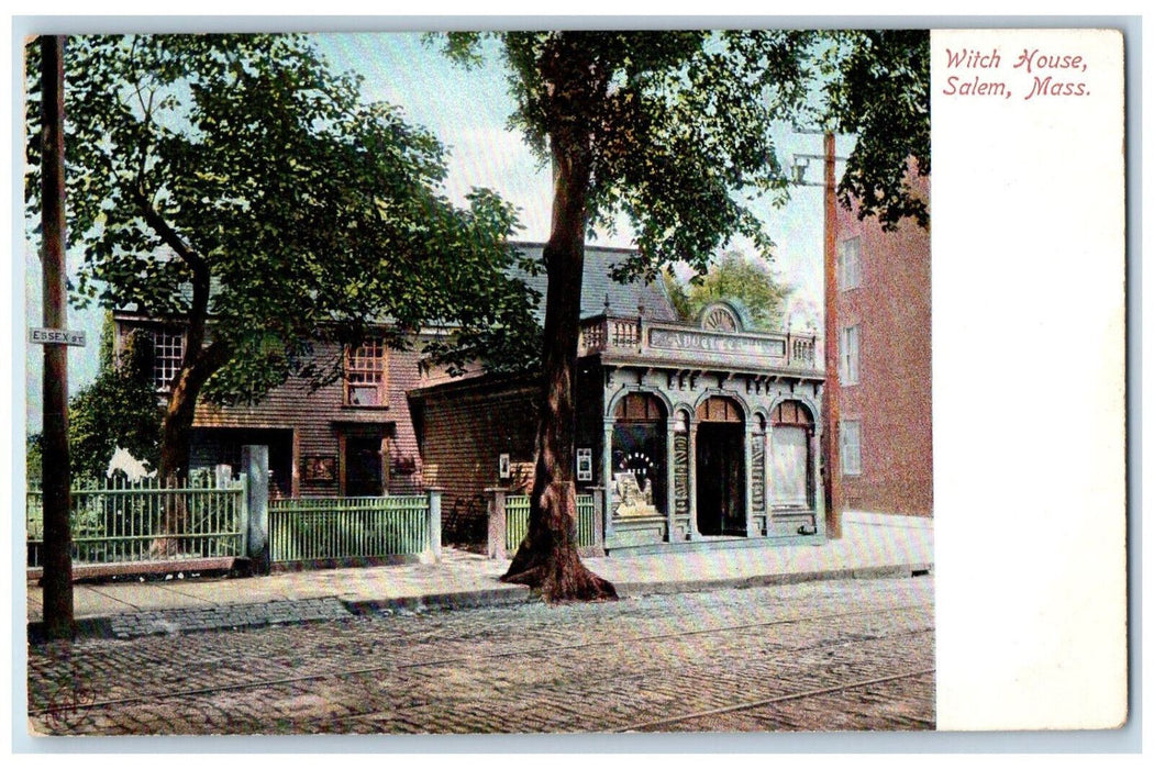 c1905 Witch House Essex Street Salem Massachusetts MA Unposted Antique Postcard