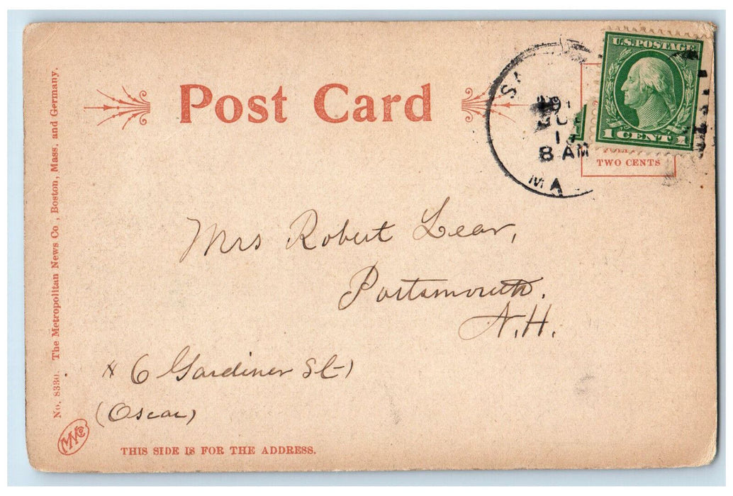 c1905 Casino and Salem Willows Salem Massachusetts MA Antique Postcard