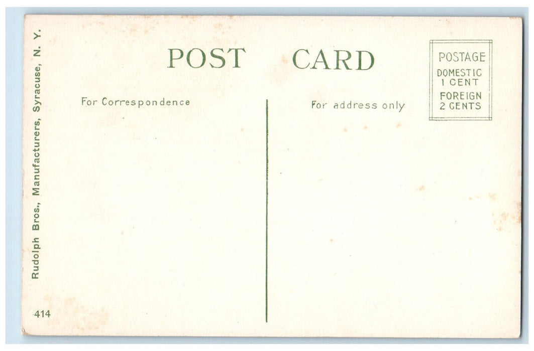 c1910 Stadium Syracuse University Syracuse New York NY Rudolph Bros Postcard