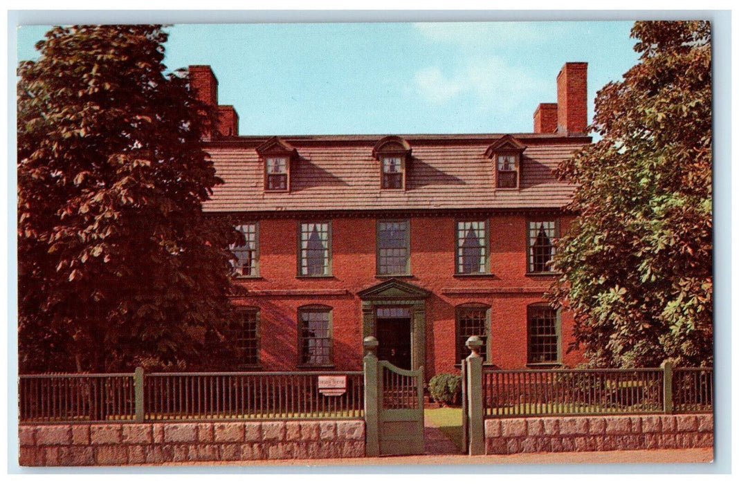 c1950's The Derby House Salem Massachusetts MA The Curhan Co. Postcard