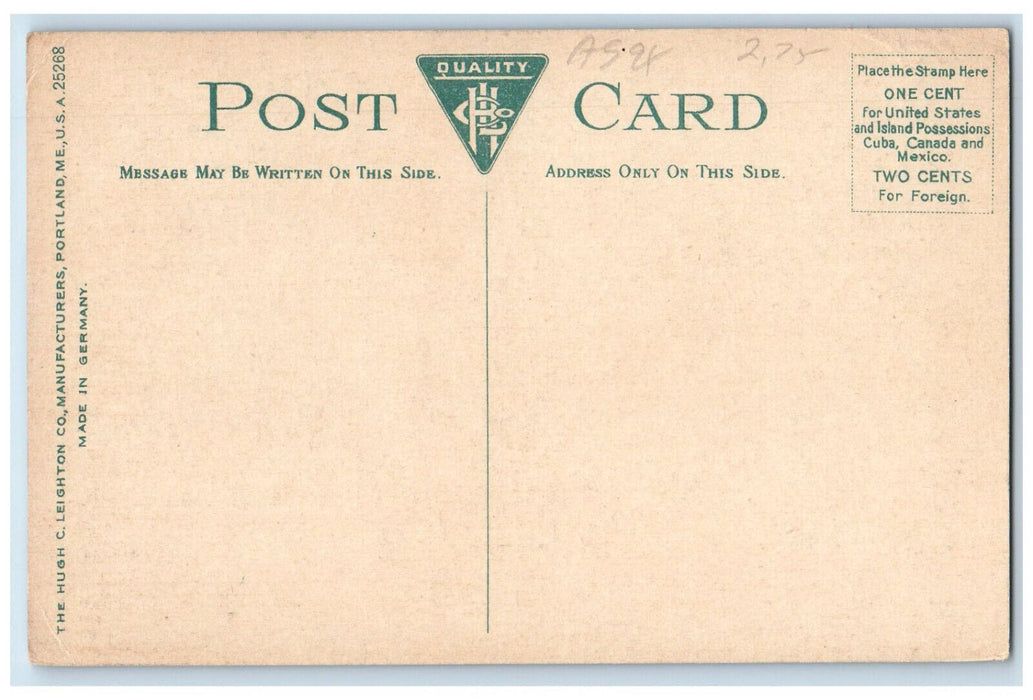 c1910 Clouds at Crawford Notch White Mountains New Hampshire NH Postcard