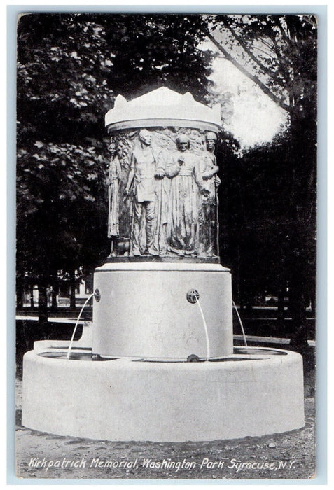 1909 Kirkpatrick Memorial Syracuse NY American Publicity Co. Postcard