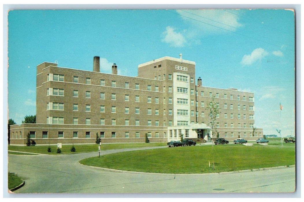 c1950's Entrance to St. Michael's Hospital Grand Forks North Dakota ND Postcard