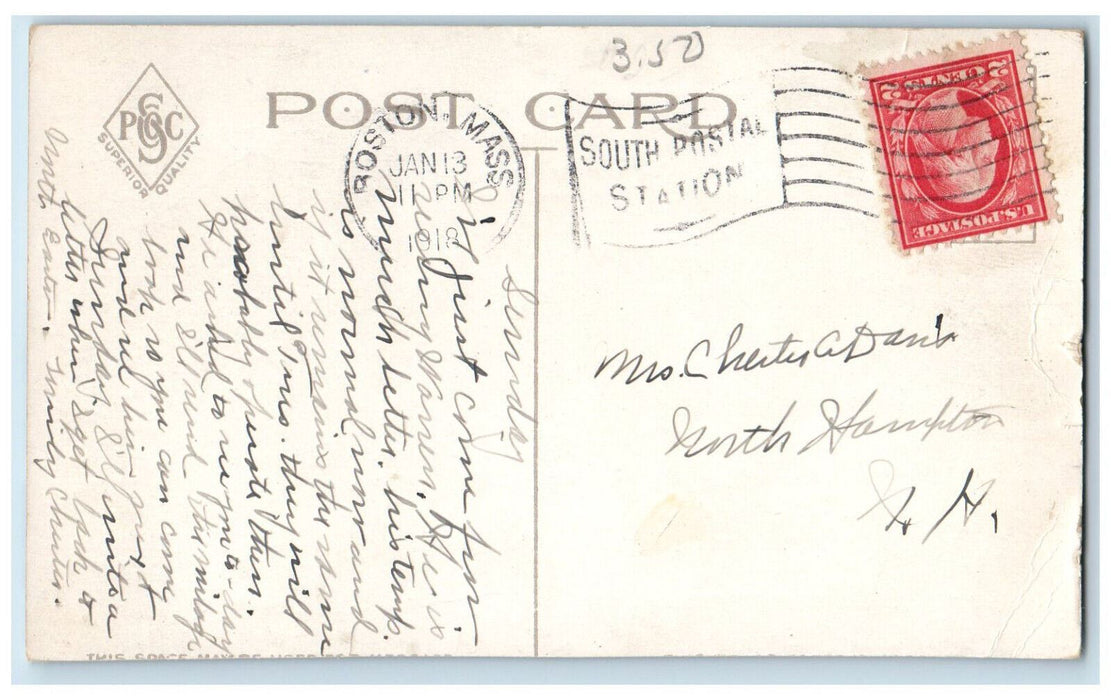 1918 Pharmacists Witch House Salem Massachusetts MA Antique Posted Postcard